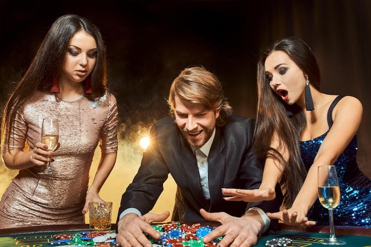 Dealer live kasino toto online melayani meja roulette dengan jelas